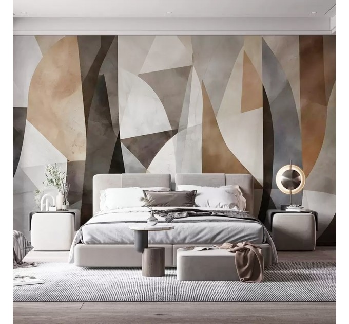 Abstract wallpaper Modern geometric wall mural