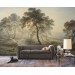 Scenic tree landscape home decor, Vintage wallpaper