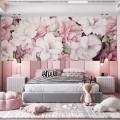 Pastel flowers wallpaper | Large floral wall mural
