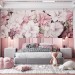 Pastel flowers wallpaper | Large floral wall mural