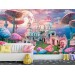 Fairy castle wall mural Girl's room wallpaper wonderland