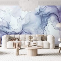 Art wallpaper mural abstract waves Accent wallpaper