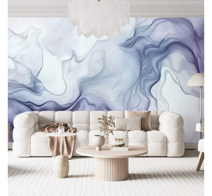 Art wallpaper mural abstract waves Accent wallpaper