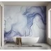 Art wallpaper mural abstract waves Accent wallpaper
