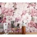 Pastel flowers wallpaper | Large floral wall mural