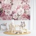 Pastel flowers wallpaper | Large floral wall mural