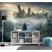 Wizard castle wall mural Boys room fantastic wallpaper