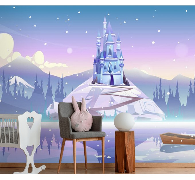 Magic castle wall mural Girls room wallpaper