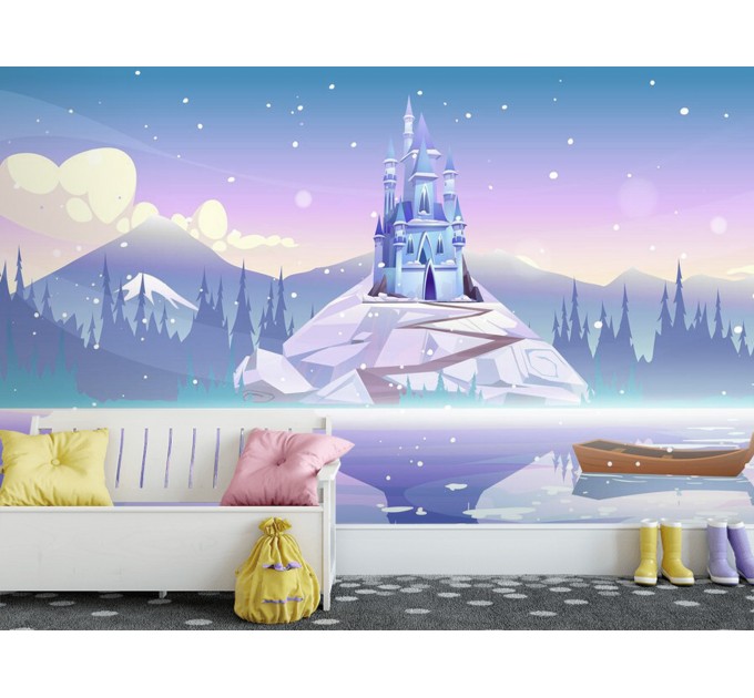 Magic castle wall mural Girls room wallpaper
