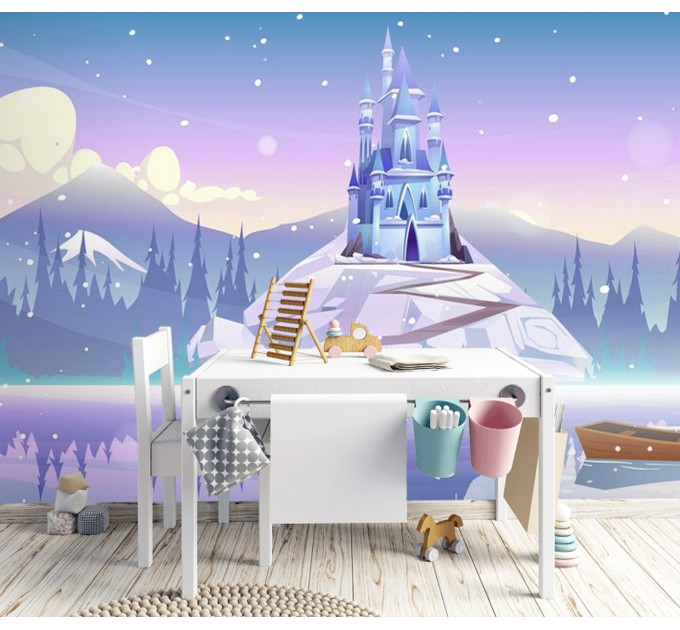 Magic castle wall mural Girls room wallpaper