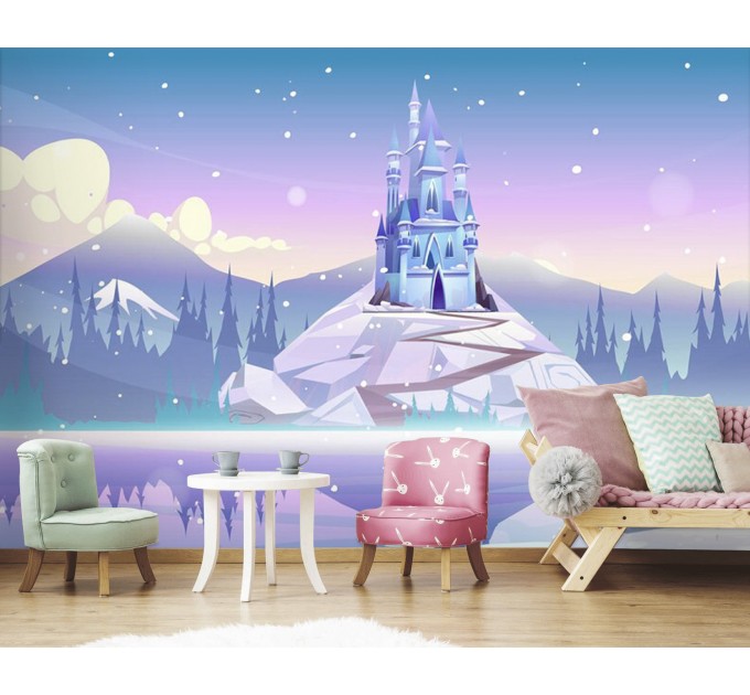 Magic castle wall mural Girls room wallpaper