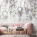 Lilac floral wallpaper Botanical wall mural