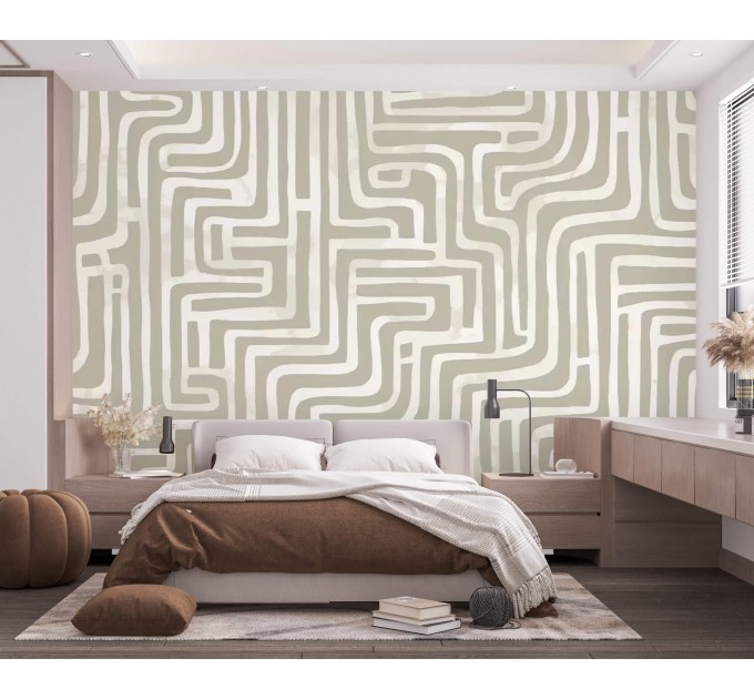 Abstract lines wallpaper Minimalist boho wallpaper