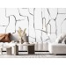 Abstract lines wallpaper minimalist Peel & stick wall mural