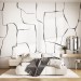 Abstract lines wallpaper minimalist Peel & stick wall mural