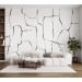 Abstract lines wallpaper minimalist Peel & stick wall mural