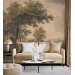 Vintage scenic wallpaper, Peel and stick landscape wall mural