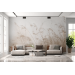 Soft beige botanical wall mural Wild field wallpaper