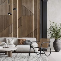 Wood wallpaper accent wall mural Peel and stick wallpaper