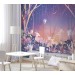 Fairy forest nursery wallpaper purple forest Girls bedroom