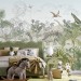 Dinosaur wallpaper Kids room dino wall mural