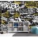 Graffiti wall mural, Teenage wallpaper, Boys room wallpaper