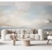 Pastel soft landscape wallpaper mural