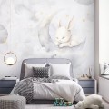 Nursery clouds wall mural Kids room wallpaper