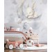 Nursery clouds wall mural Kids room wallpaper