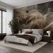 Dark abstract wallpaper, Abstract lines wall mural