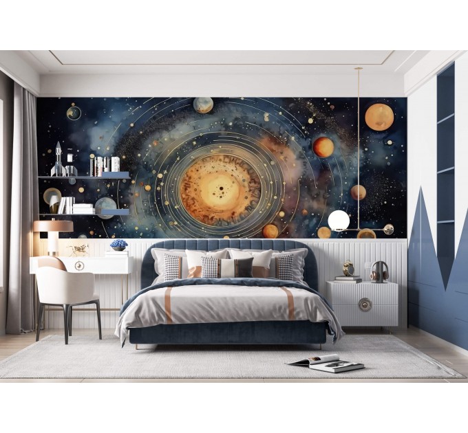 Solar system wallpaper Space and planets wall mural