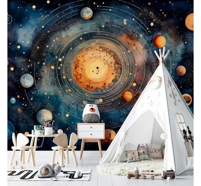 Solar system wallpaper Space and planets wall mural