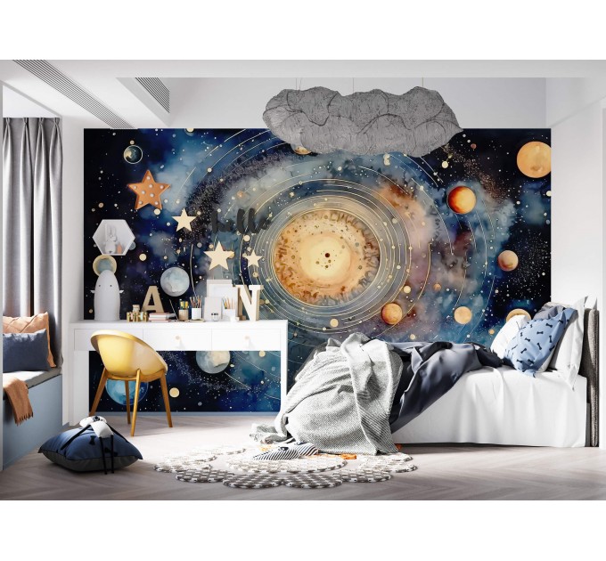Solar system wallpaper Space and planets wall mural