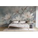 Floral wallpaper mural Elegant large flowers wall mural