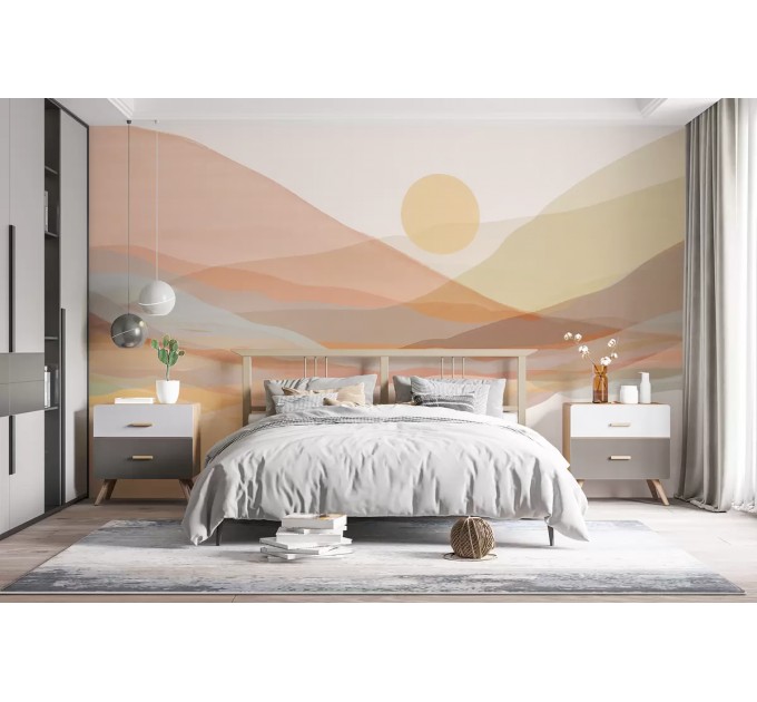 Desert wallpaper nature landscape wall mural