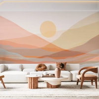 Desert wallpaper nature landscape wall mural