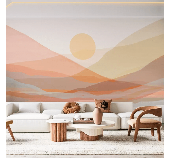 Desert wallpaper nature landscape wall mural
