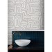 Abstract lines wallpaper geometric paint strokes gray white