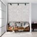 Abstract lines wallpaper geometric paint strokes gray white