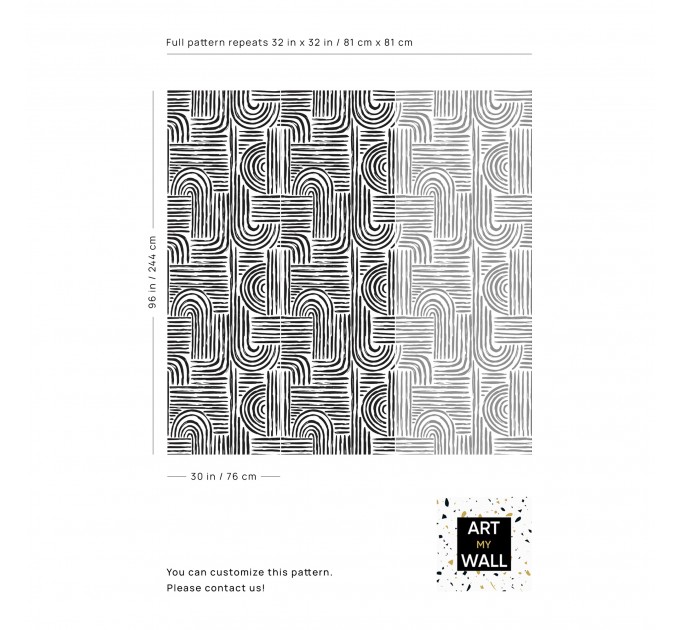 Abstract wallpaper black and white lines