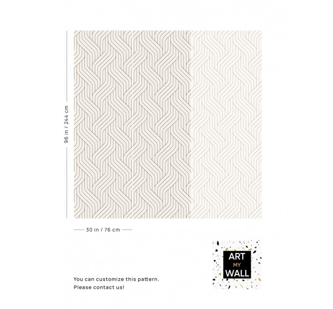 Neutral wallpaper with minimalist lines