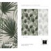 Tropical wallpaper large palm leaves pattern