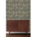 Vintage wallpaper botanical floral William Morris style