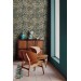 Vintage wallpaper botanical floral William Morris style