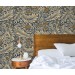 Vintage wallpaper botanical floral William Morris style