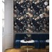 Dark vintage floral wallpaper – Elegant bloom wall covering
