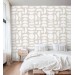 Minimalist geometric wallpaper neutral, abstract shapes