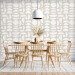 Minimalist geometric wallpaper neutral, abstract shapes