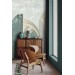 Art deco geometric wallpaper mural Mid century chic
