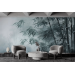 Bamboo wallpaper Foggy landscape wall mural